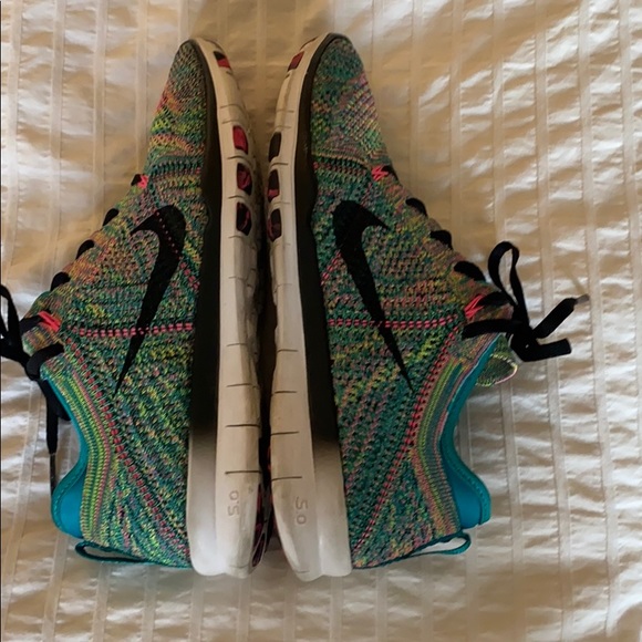 Nike Free 5.0 multi color size 6. - Picture 5 of 10